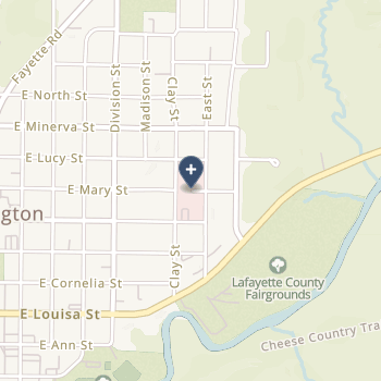 Memorial Hospital Of Lafayette County on map