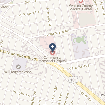 Community Memorial Hospital San Buenaventura on map