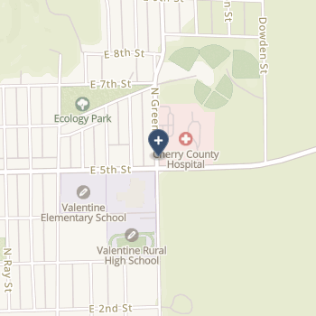 Cherry County Hospital on map