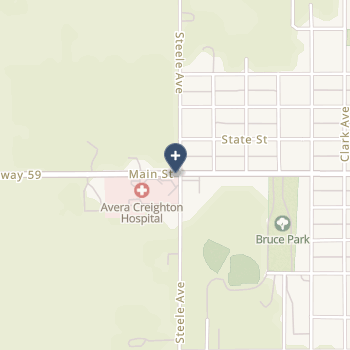 Avera Creighton Hospital on map