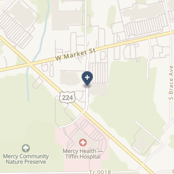 Mercy Tiffin Hospital on map