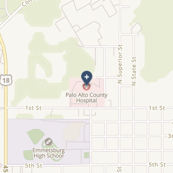 Palo Alto County Hospital on map