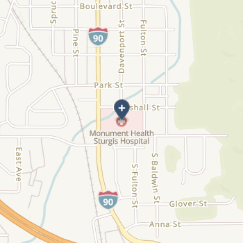 Regional Health Sturgis Hospital on map