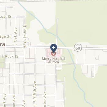 Mercy Hospital Aurora on map