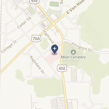 Milan General Hospital on map