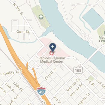 Rapides Regional Medical Center on map