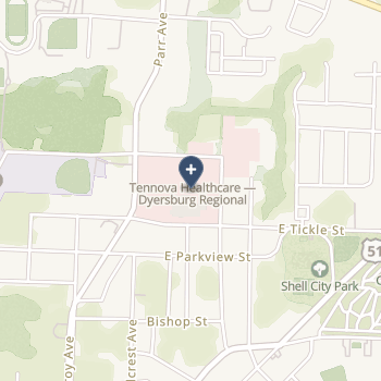 Tennova Healthcare-Dyersburg Regional on map