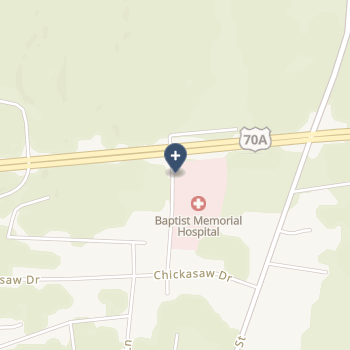 Baptist Memorial Hospital Huntingdon on map