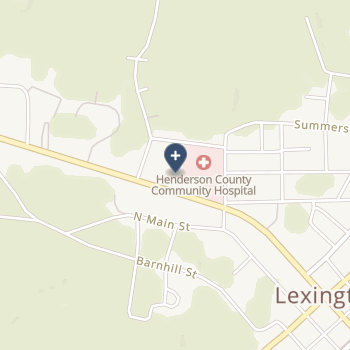 Henderson County Community Hospital on map