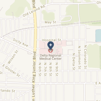 Delta Regional Medical Center on map