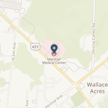Marshall Medical Center on map
