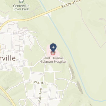 Saint Thomas Hickman Hospital on map