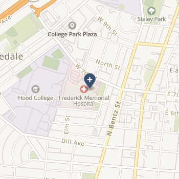 Frederick Memorial Hospital on map