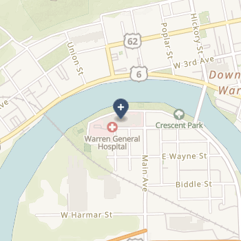 Warren General Hospital on map
