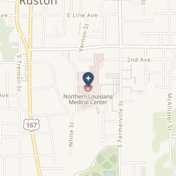 Northern Louisiana Medical Center on map
