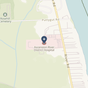 St John River District Hospital on map