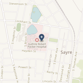 Robert Packer Hospital on map