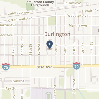 Kit Carson County Memorial Hospital on map