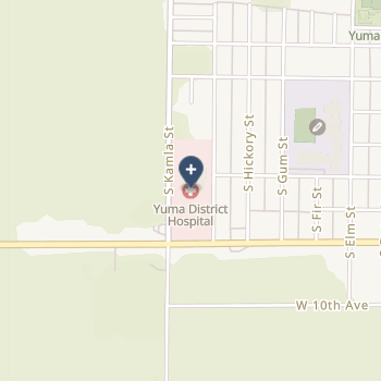 Yuma District Hospital on map