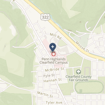 Penn Highlands Clearfield on map