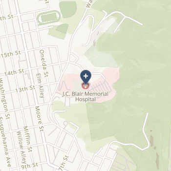 J c Blair Memorial Hospital on map