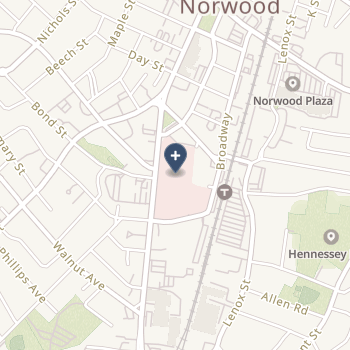 Norwood Hospital on map