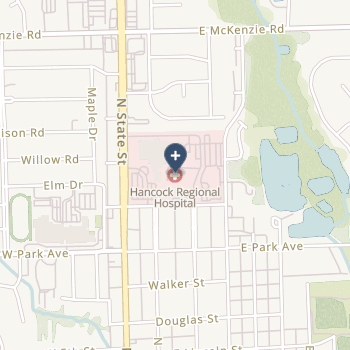 Hancock Regional Hospital on map