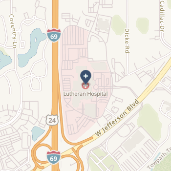 Lutheran Hospital Of Indiana on map