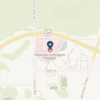Parkview Huntington Hospital on map