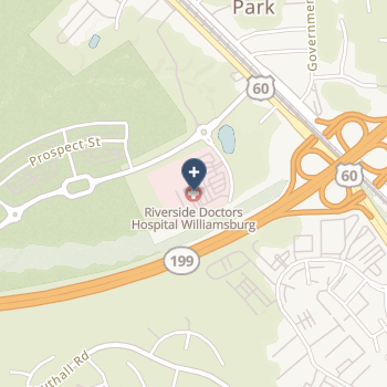 Riverside Doctors' Hospital Of Williamsburg on map