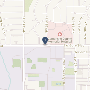 Comanche County Memorial Hospital on map