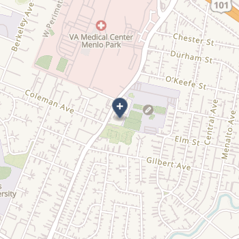 Menlo Park Surgical Hospital on map