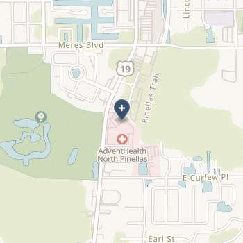 Florida Hospital North Pinellas on map
