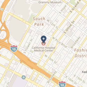 California Hospital Medical Center La on map
