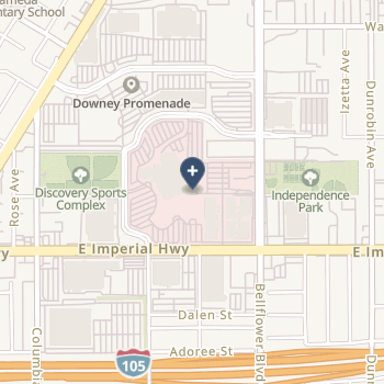 Kaiser Foundation Hospital - Downey on map
