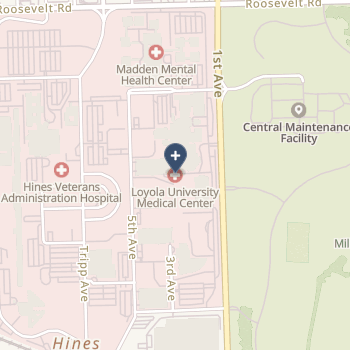 Loyola University Medical Center on map