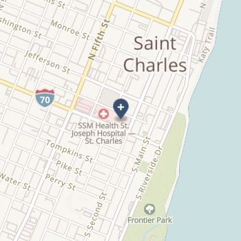 Ssm Health St Joseph Hospital-St Charles on map