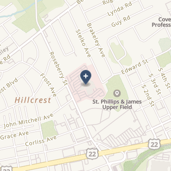 St Luke's Warren Hospital on map