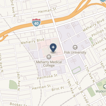 Metro Nashville General Hospital on map