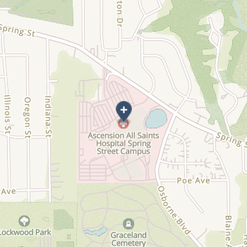 Wheaton Franciscan Healthcare All Saints on map