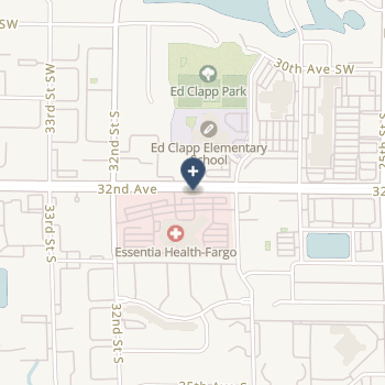 Essentia Health Fargo on map