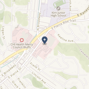 Methodist Jennie Edmundson on map