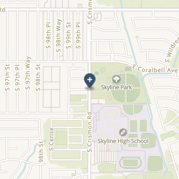 Mountain Vista Medical Center, Lp on map