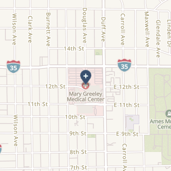 Mary Greeley Medical Center on map