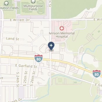 Ivinson Memorial Hospital on map