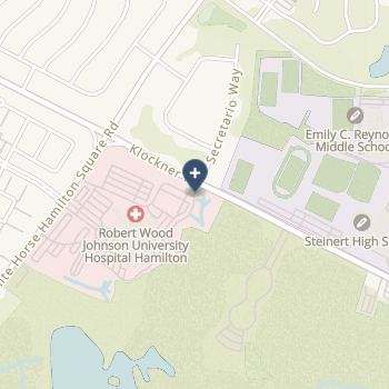 Robert Wood Johnson University Hospital Hamilton on map