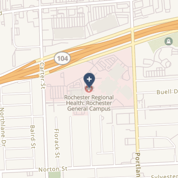 Rochester General Hospital on map