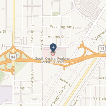 South Central Reg Med Ctr on map