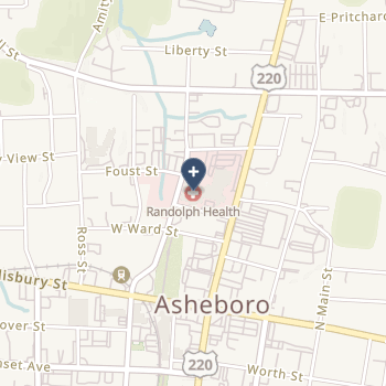 Randolph Hospital on map