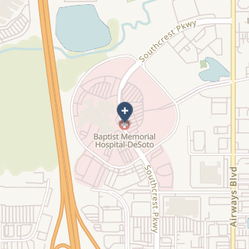 Baptist Memorial Hospital Desoto on map